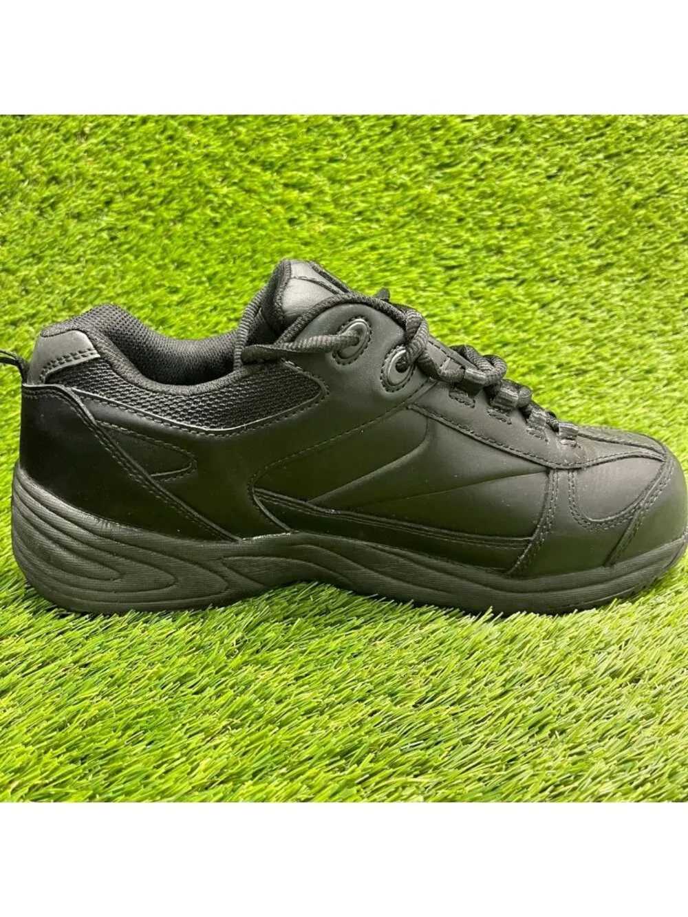 Reebok Centose Mens Size 10.5E Black Leather Composite Toe Safety Work Shoes